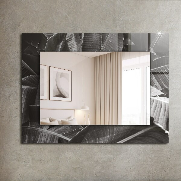 Wall mirror decor Banana leaves
