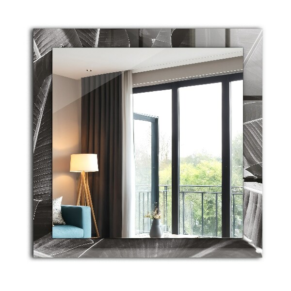 Wall mirror decor Banana leaves