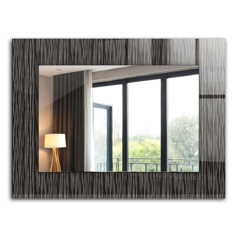 Wall mirror decor Modern lines