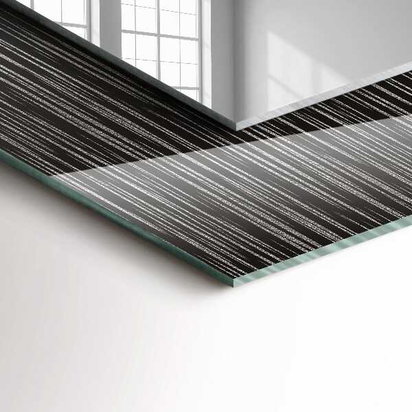 Wall mirror decor Modern lines