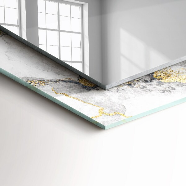 Wall mirror decor Abstract marble with veins