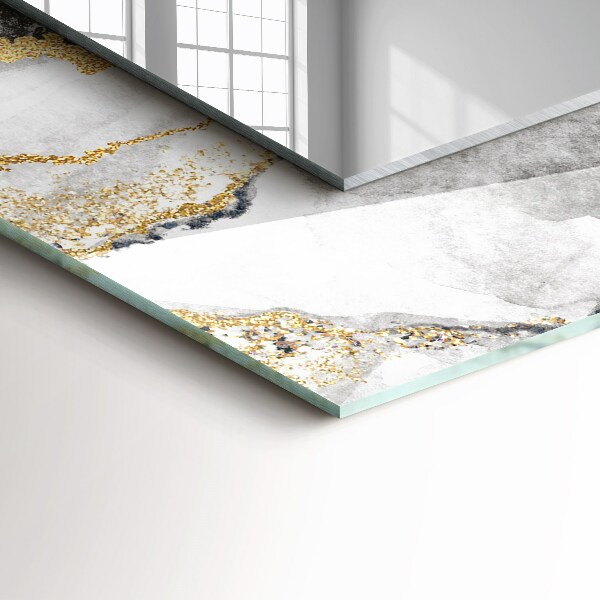 Wall mirror decor Abstract marble with veins