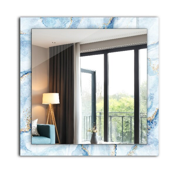 Wall mirror decor Abstract pattern on marble