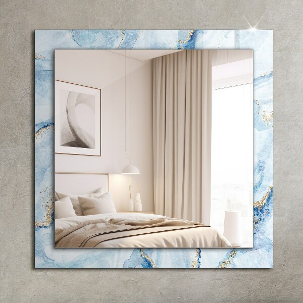 Wall mirror decor Abstract pattern on marble