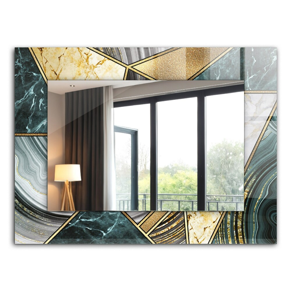 Decorative mirror Abstract geometric pattern