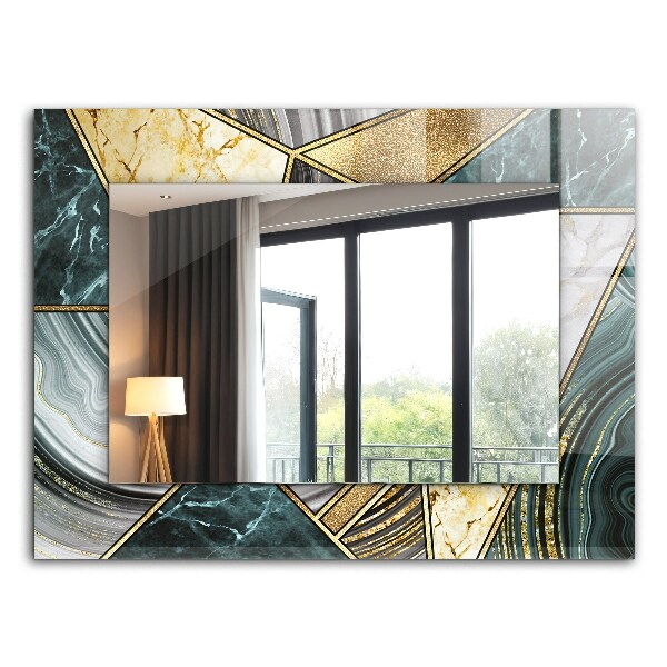 Decorative mirror Abstract geometric pattern