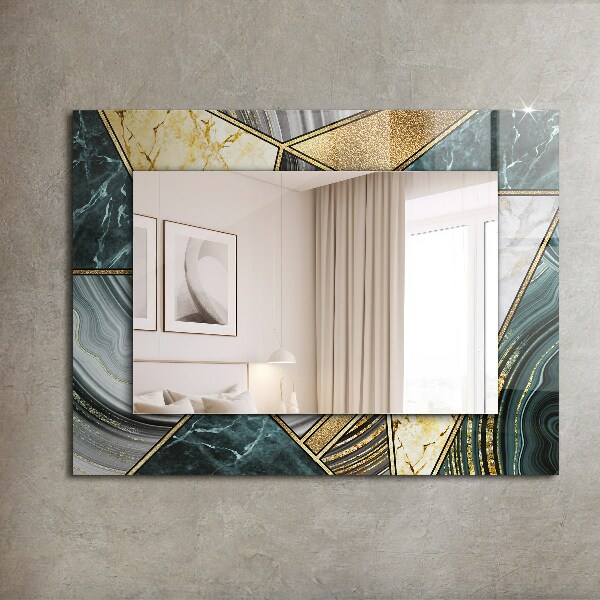Decorative mirror Abstract geometric pattern
