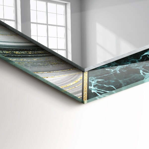Decorative mirror Abstract geometric pattern