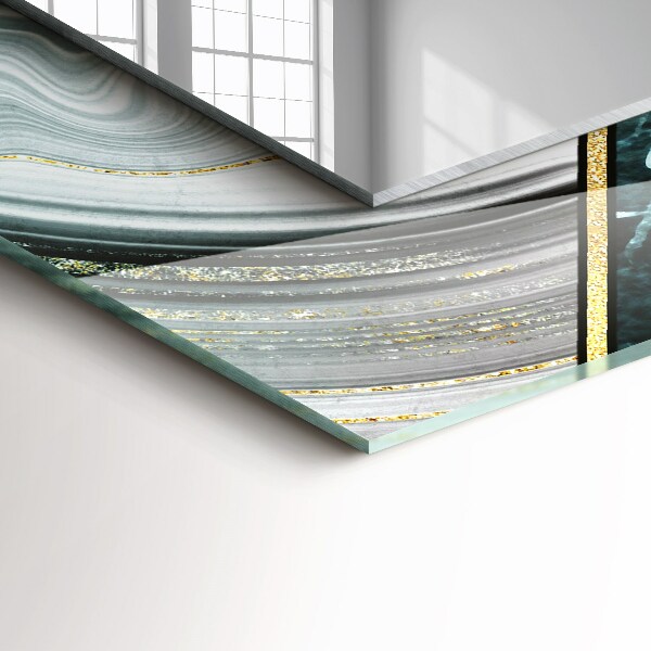 Decorative mirror Abstract geometric pattern