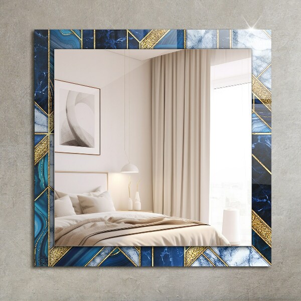Wall mirror decor Abstract geometric mosaic
