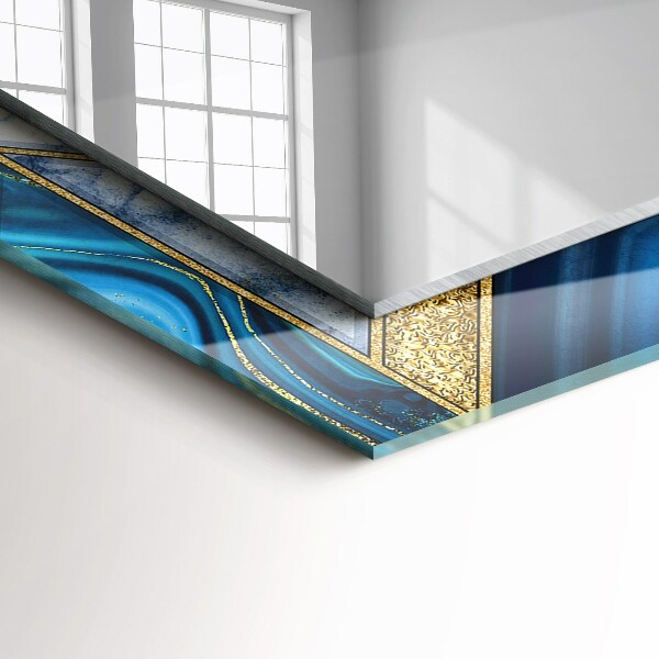 Wall mirror decor Abstract geometric mosaic