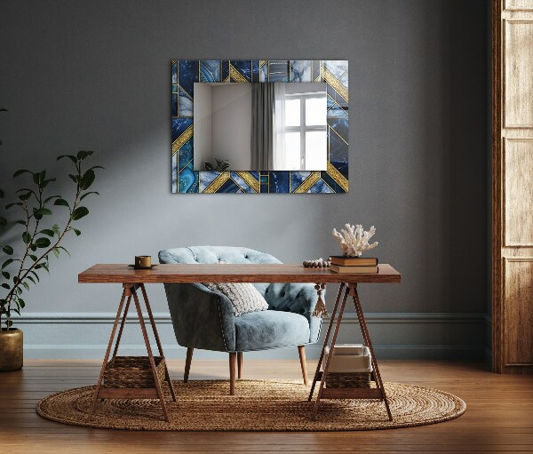 Wall mirror decor Abstract geometric mosaic