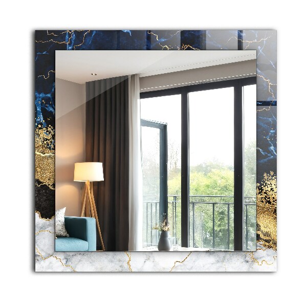 Wall mirror design Abstract marble
