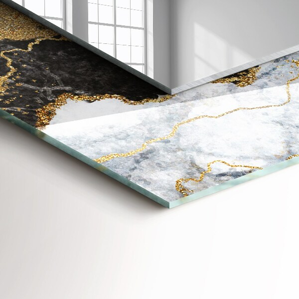 Wall mirror design Abstract marble