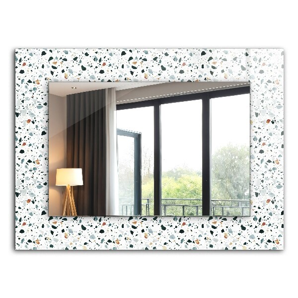 Wall mirror design Terrazzo mosaic