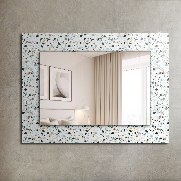 Wall mirror design Terrazzo mosaic