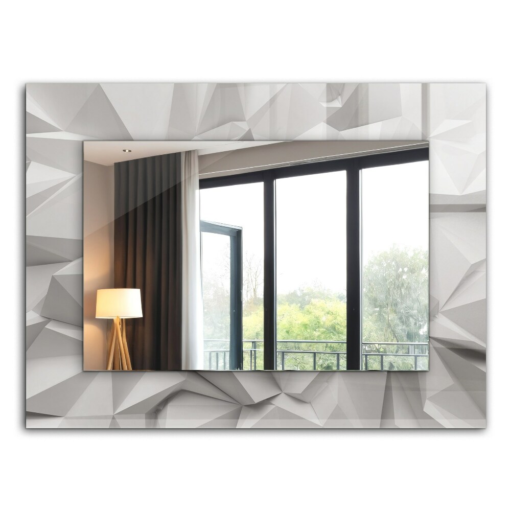 Wall mirror decor Abstract geometric shapes