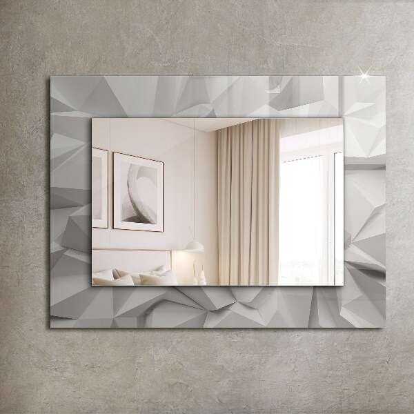 Wall mirror decor Abstract geometric shapes