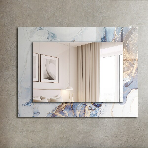 Printed mirror Abstract marble art