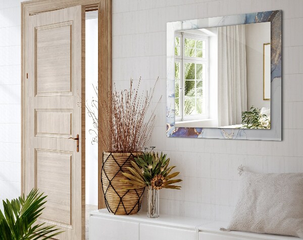 Printed mirror Abstract marble art