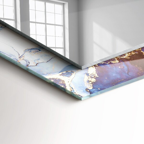 Printed mirror Abstract marble art