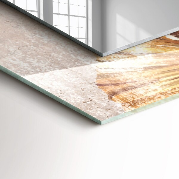 Wall mirror decor Vintage flowers