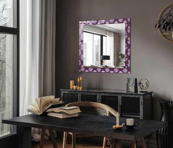 Mirror frame with print Star letters in the shape of a unicorn