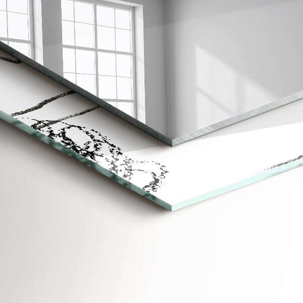 Printed mirror Modern abstract stencils