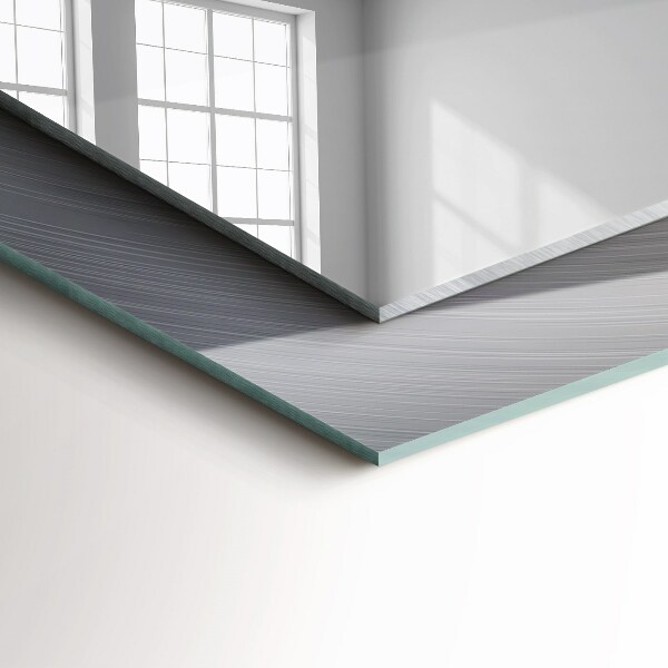 Decorative mirror Round metal surface