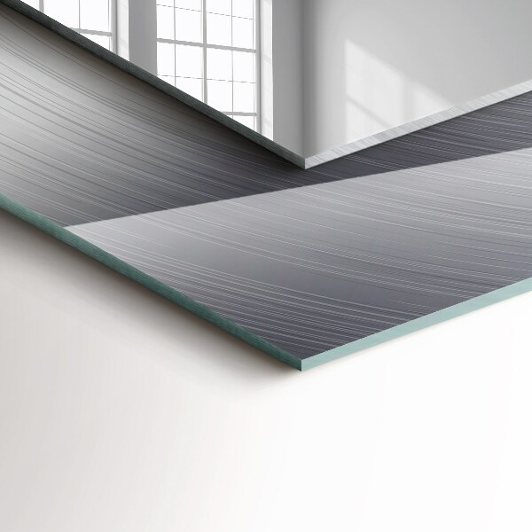 Decorative mirror Round metal surface