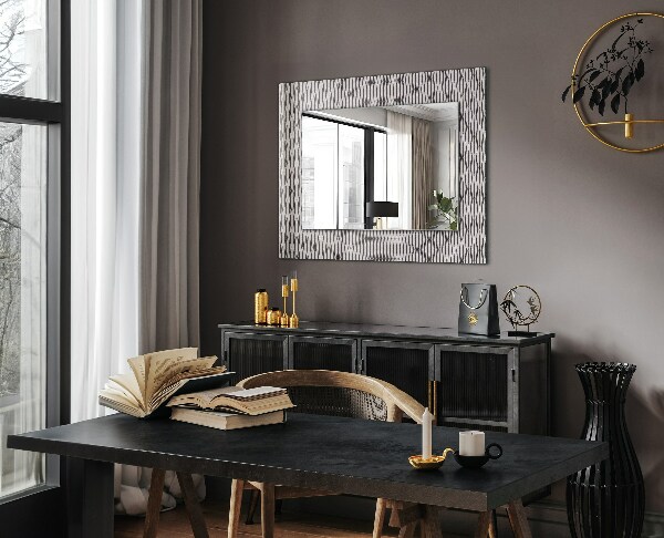 Wall mirror decor Fabric motif