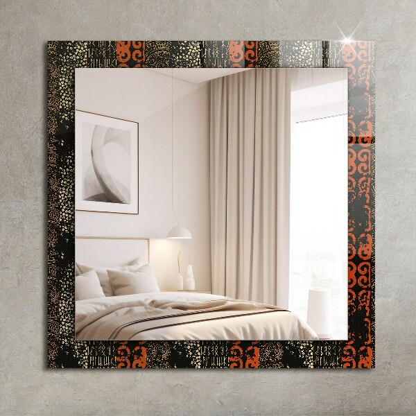 Decorative mirror Ethnic ornamental motif
