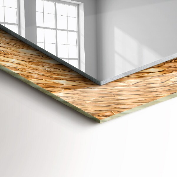 Mirror frame with print Braid