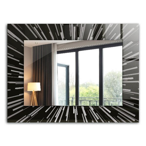 Wall mirror design Speed of light effect