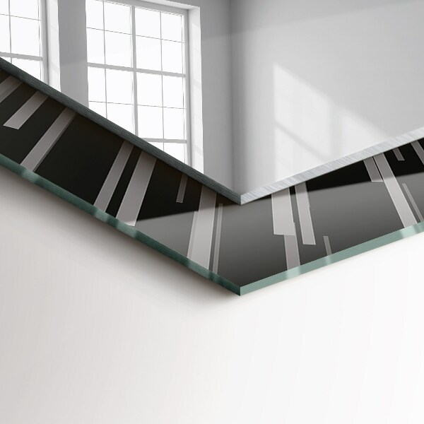 Wall mirror design Speed of light effect