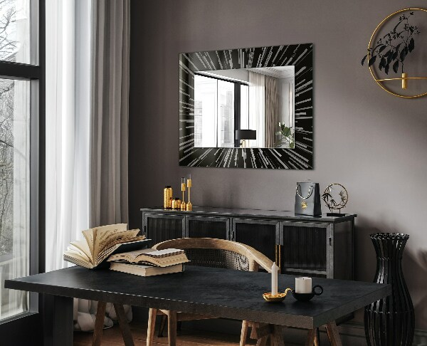 Wall mirror design Speed of light effect