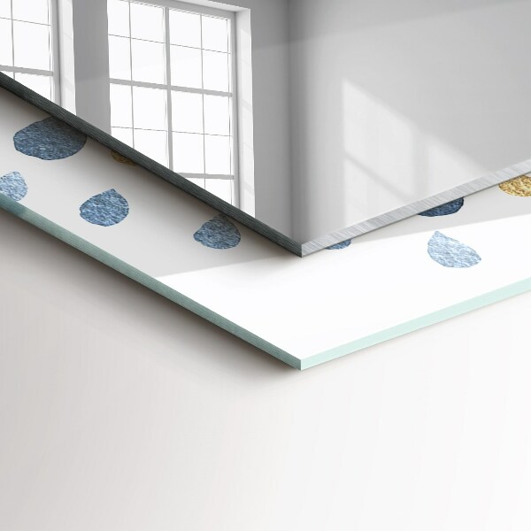 Decorative mirror Abstract mandala pattern