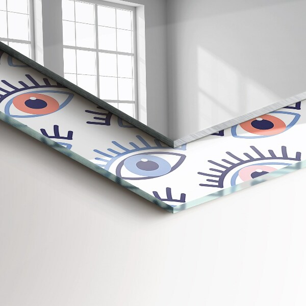 Printed mirror Eye motif