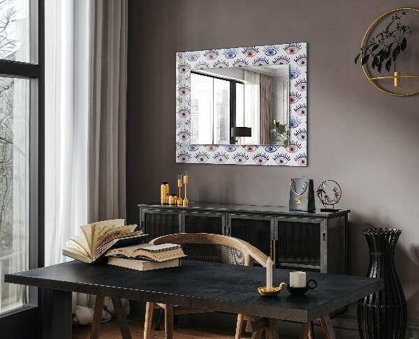 Printed mirror Eye motif