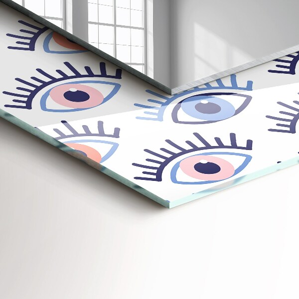 Printed mirror Eye motif