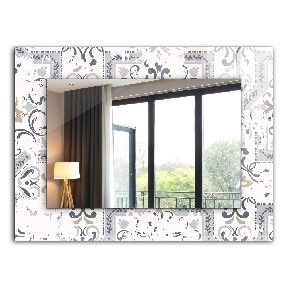 Decorative mirror Decorative tile pattern