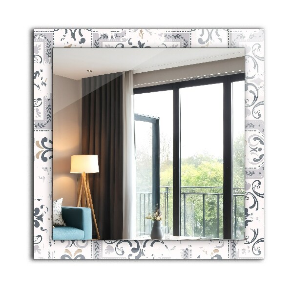 Decorative mirror Decorative tile pattern