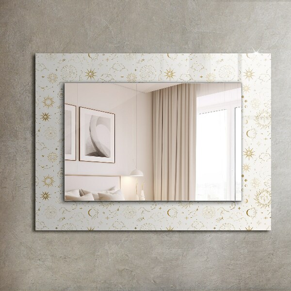 Wall mirror decor Sun Moon Stars