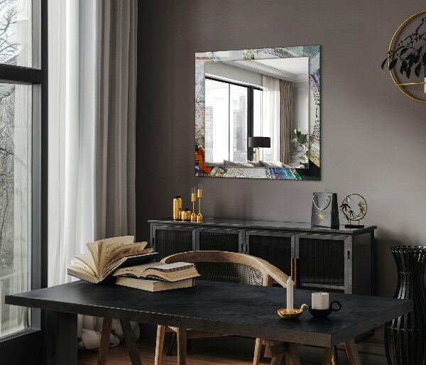 Decorative mirror Abstract circle mosaic