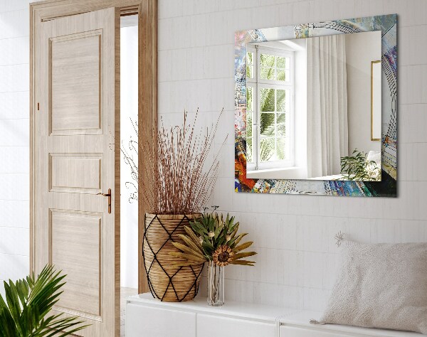 Decorative mirror Abstract circle mosaic