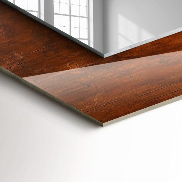 Wall mirror decor Antique wooden table