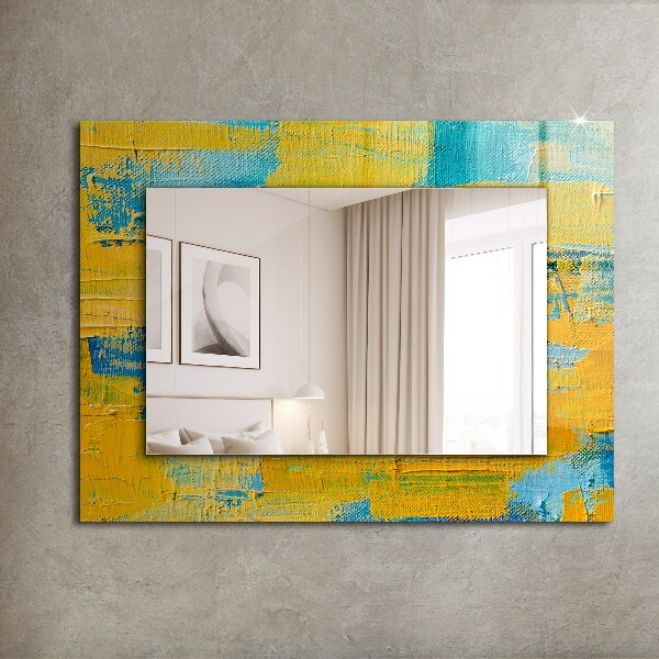Printed mirror Abstract oil painting