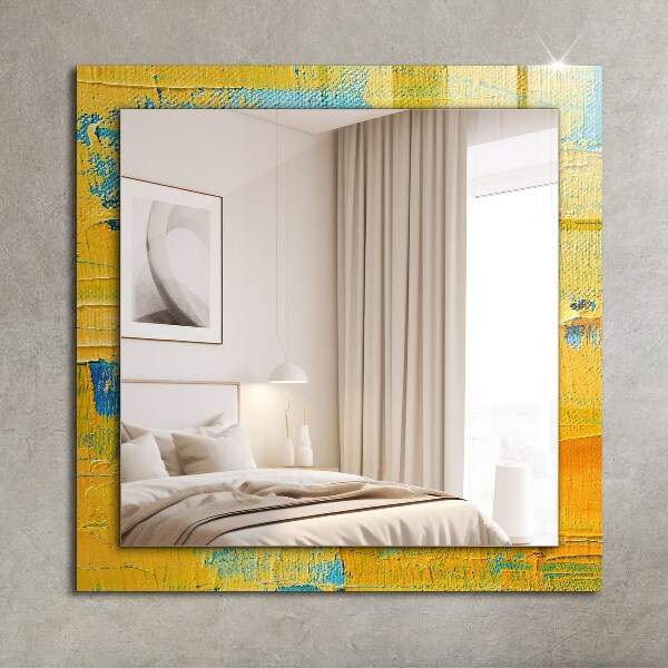 Printed mirror Abstract oil painting