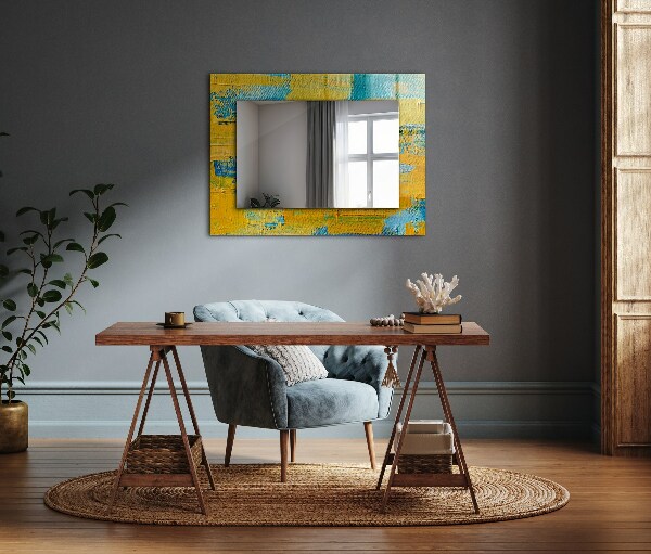 Printed mirror Abstract oil painting