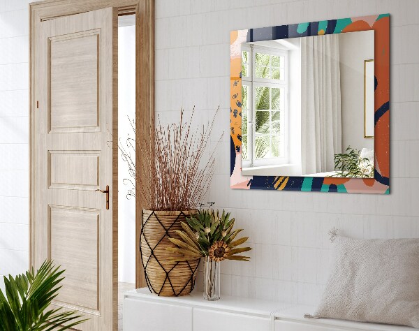 Wall mirror decor Abstract oil painting